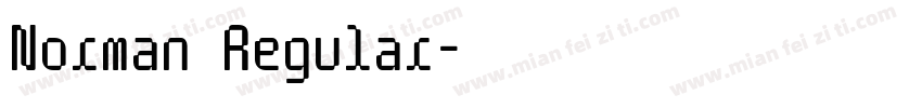 Norman Regular字体转换